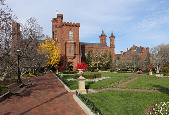 Smithsonian Castle in December
